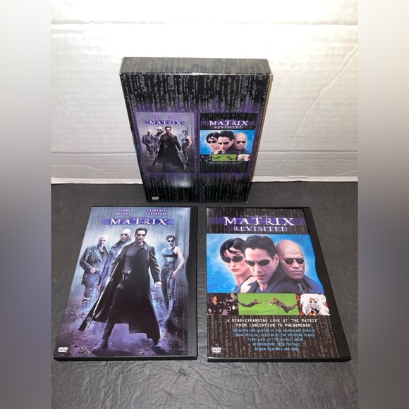 The Matrix,The Matrix Revisited 2-Pack (DVD, 2001, 2-Disc Set) - Picture 1 of 3